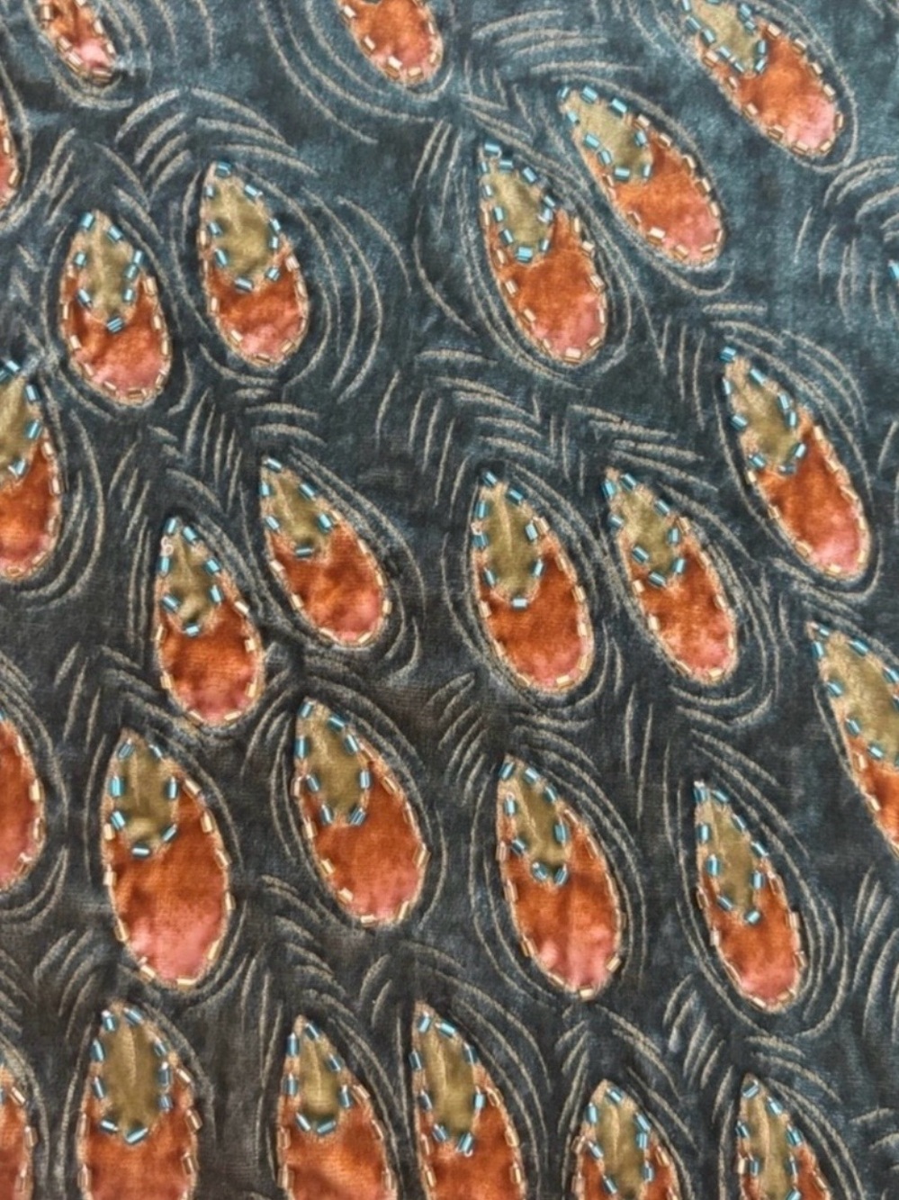 🔴 Elegant Peacock Embroidered
Shawl - Picture 13 of 15